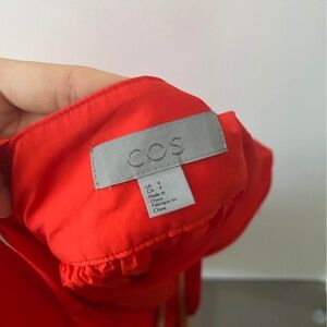 COS EUC red dress size 4